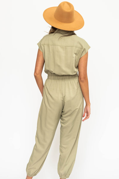 Olive jumpsuit