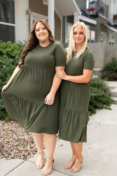 Kim Olive Dress