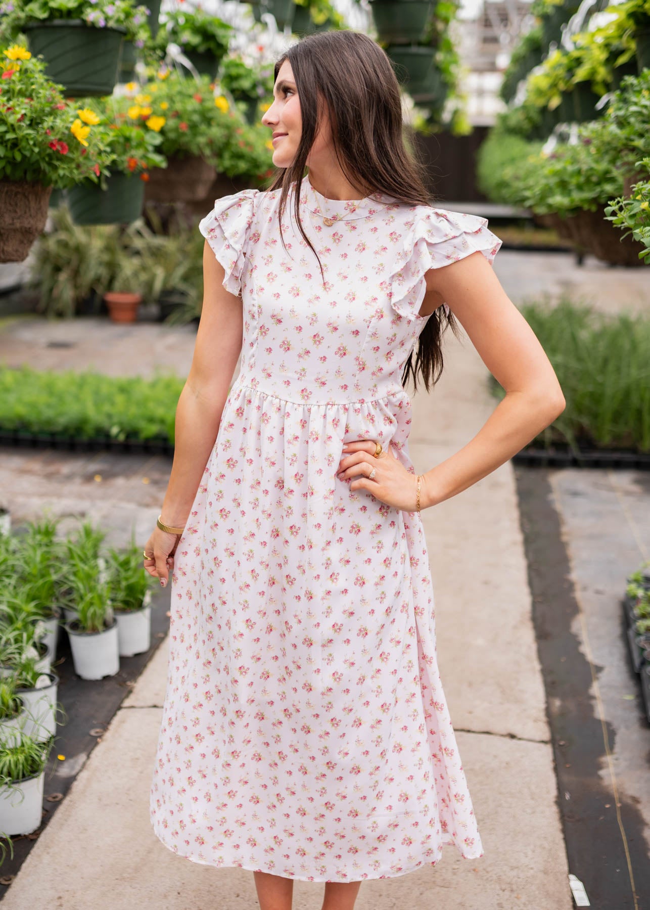 Kinley Light Pink Floral Dress