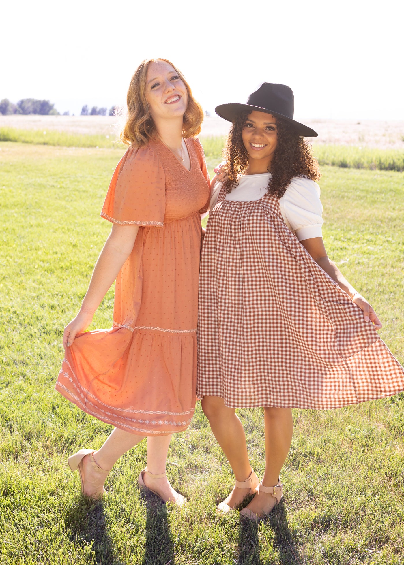 Lakelyn Terracotta Dress