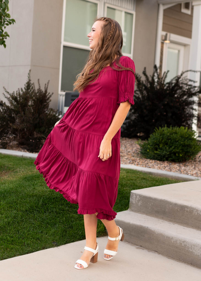 Ruby red dress
