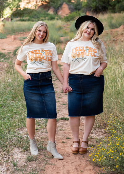 Layla Dark Indigo Skirt