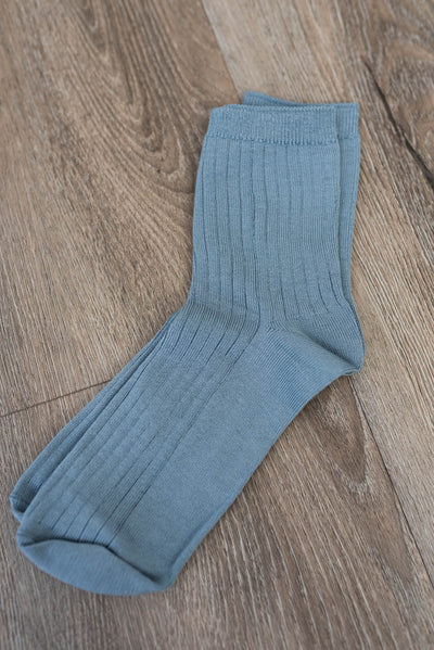 Blue 3 pack socks