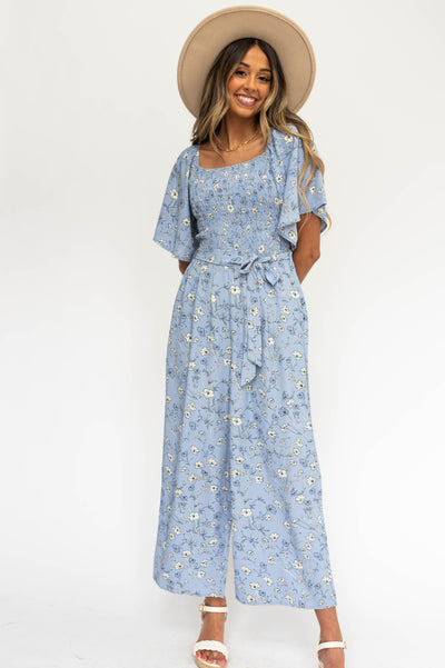 Luna Periwinkle Jumpsuit