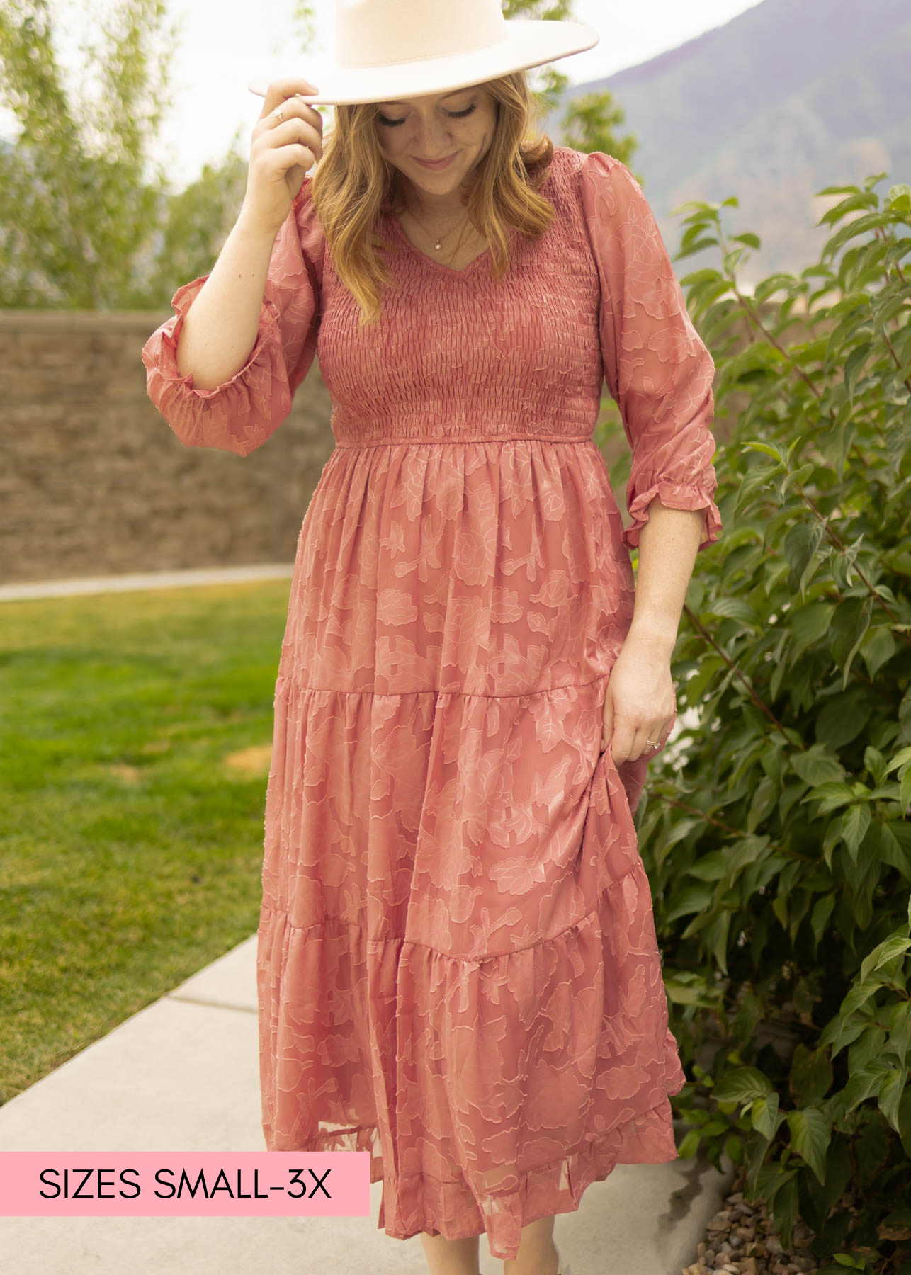 Dusty rose dress