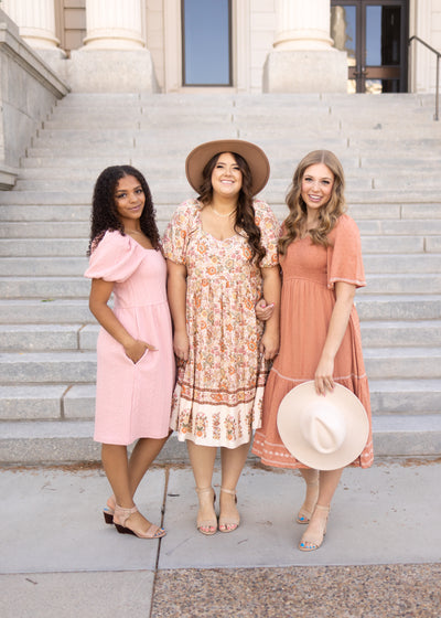Lakelyn Terracotta Dress