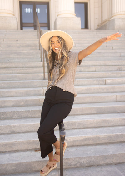 Elana Heather Grey Top