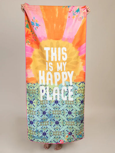This is my happy place beach towel