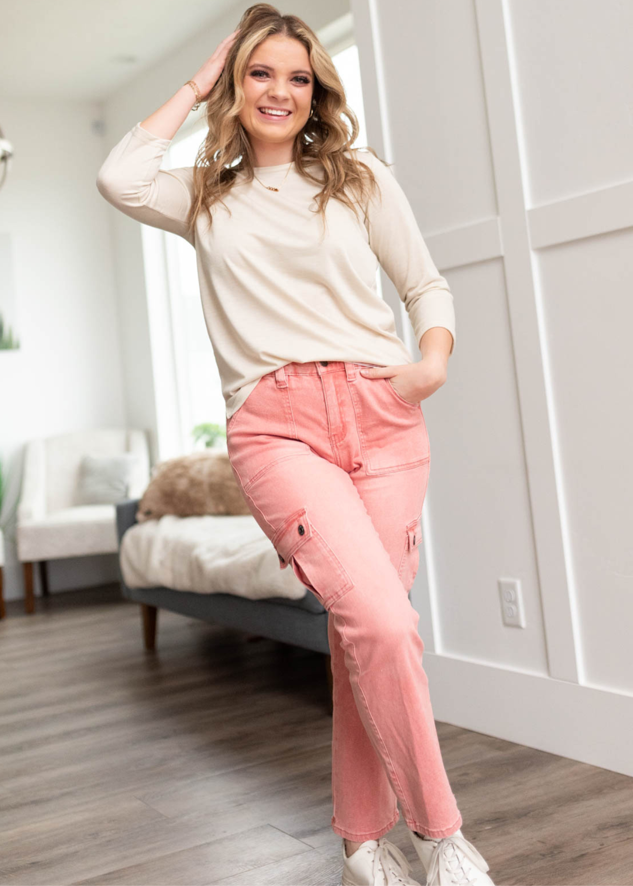 Morgan Rose Pink Jeans
