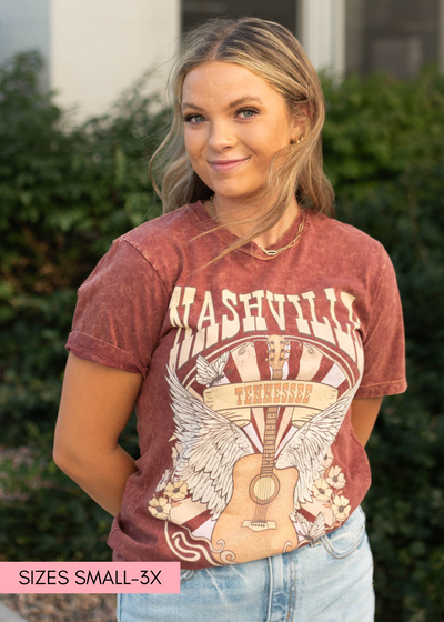 Nashville vintage wine tee