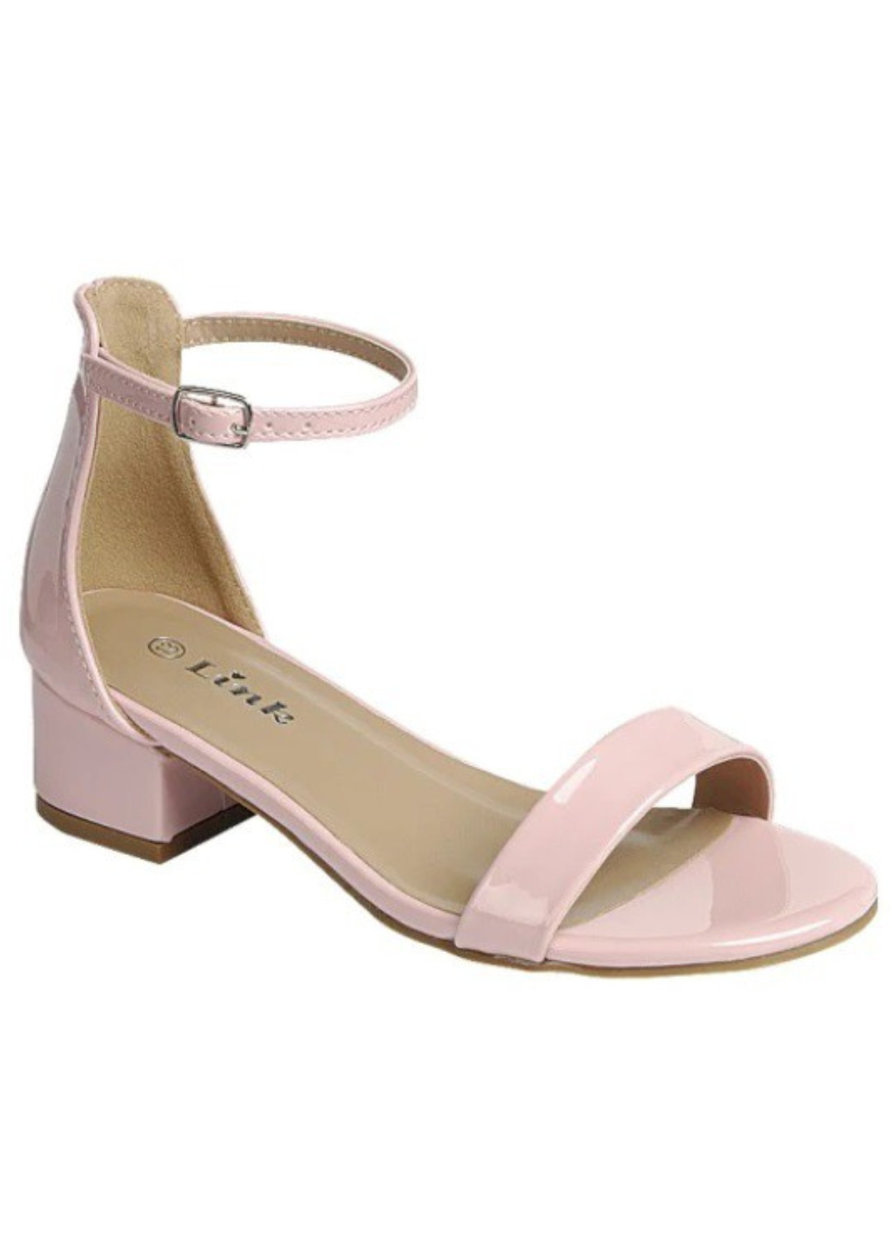 Pink little girl heel