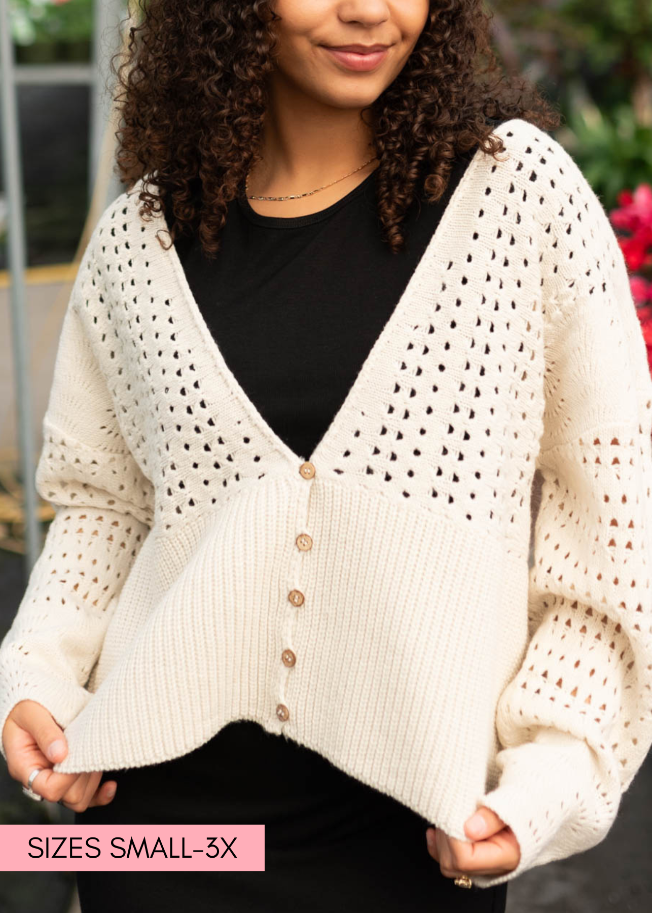 Paisley Ivory Knitted Cardigan