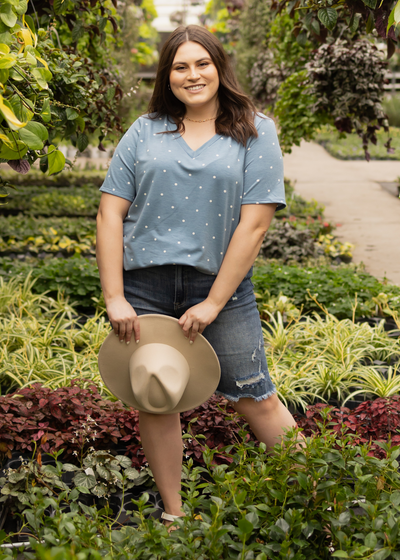 Chambray top