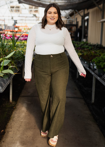 Raya White Floral Stretch Lace Top