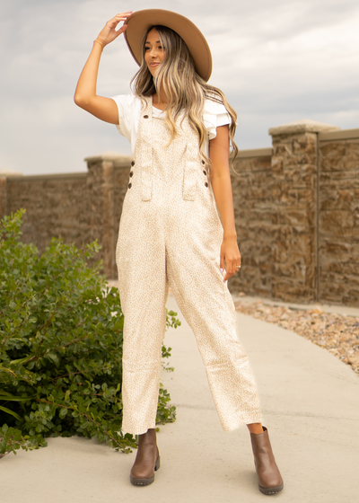 Beige overalls