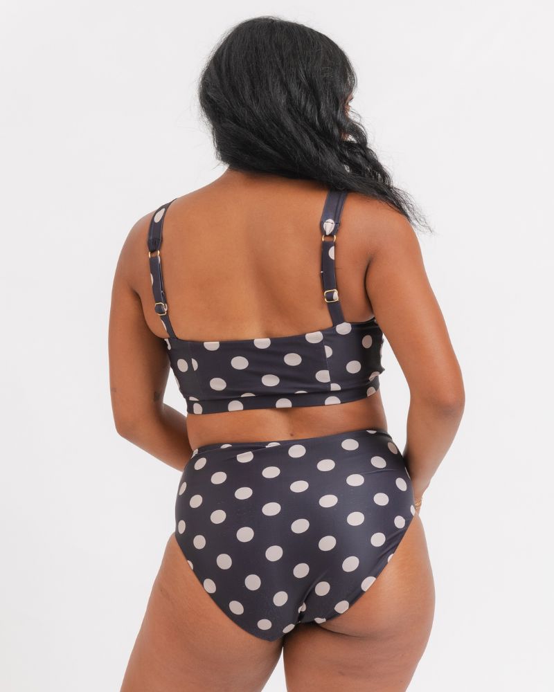 Retro Dot Scoop Bralette