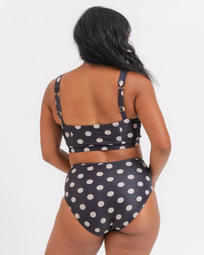 Retro Dot Scoop Bralette