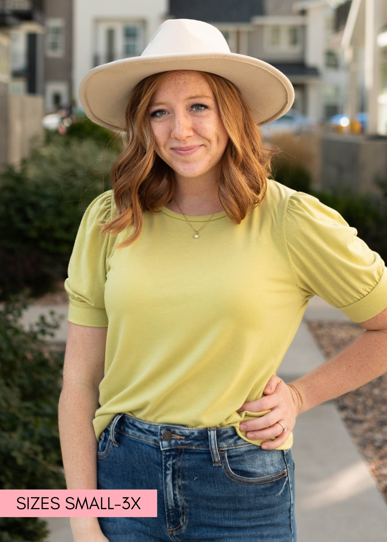 Short sleeve kiwi top