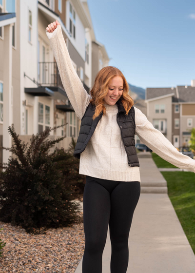 Shae Oatmeal Sweater