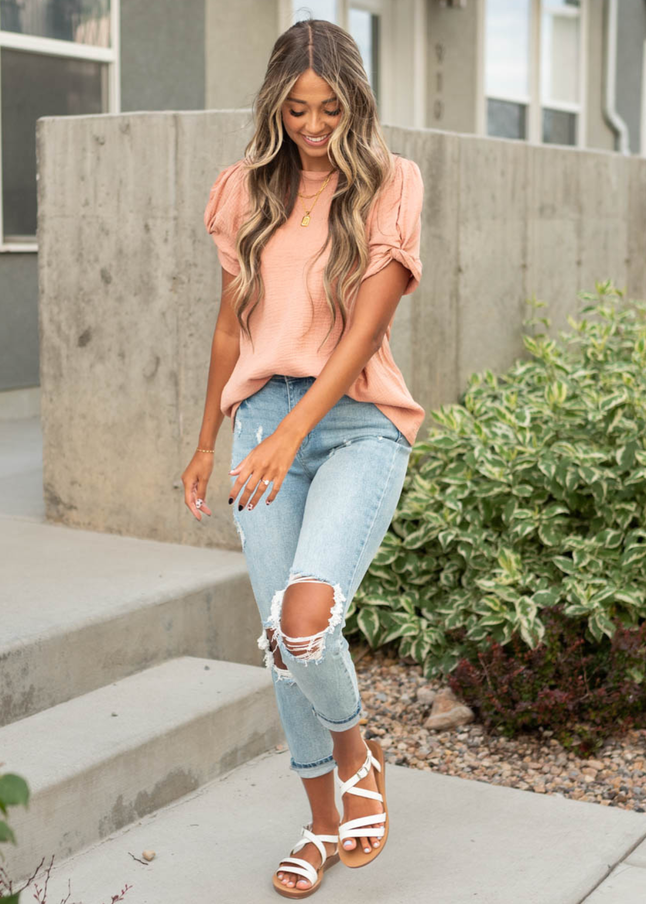 Dusty Coral Top