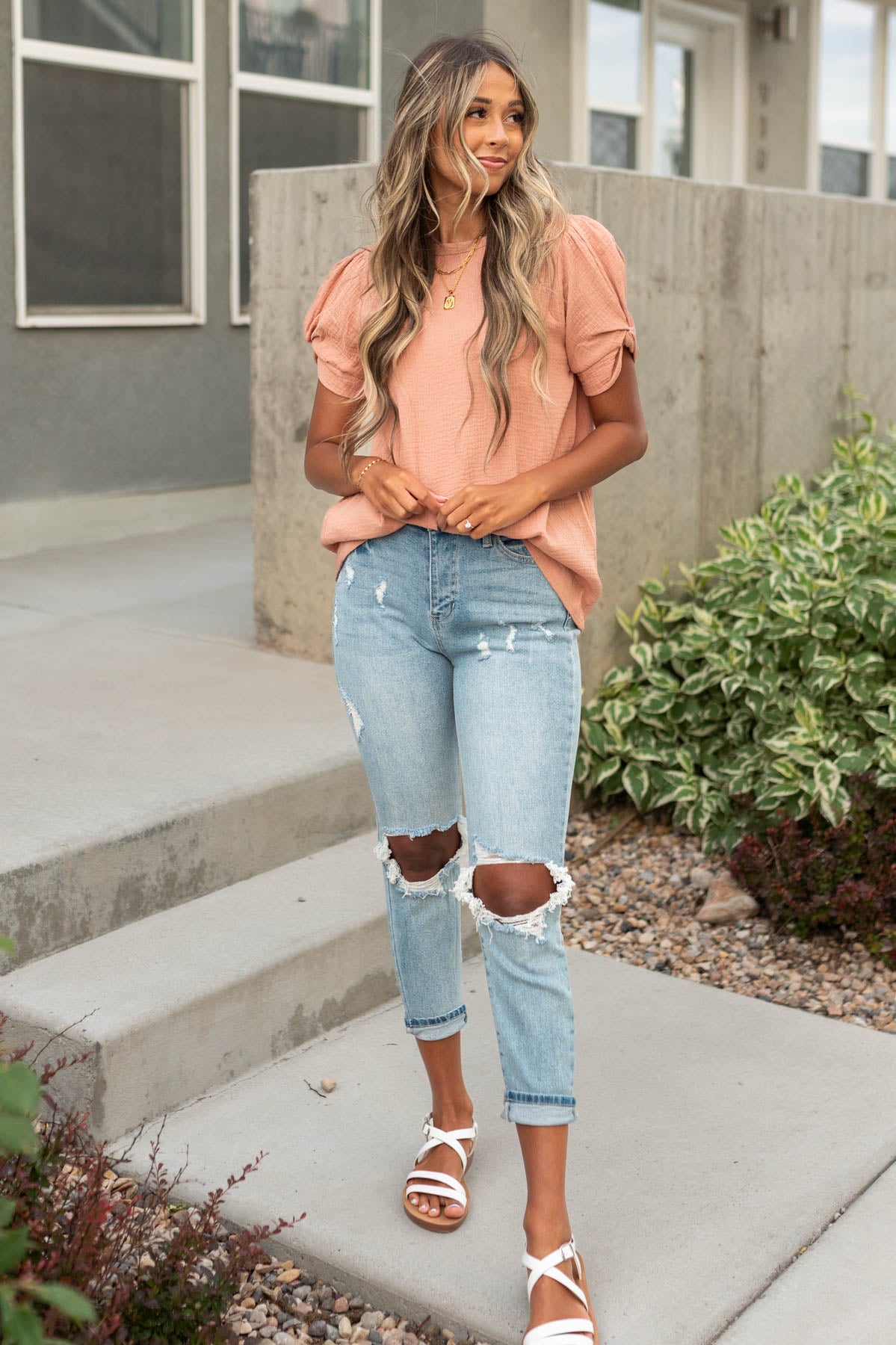 Shelby Dusty Coral Top