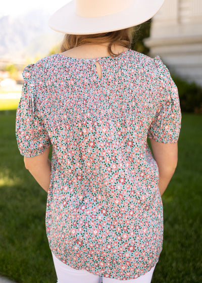Silvia Blue Floral Top
