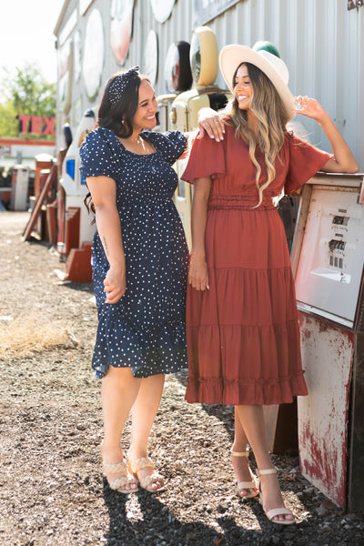 Tasha Brick Dress