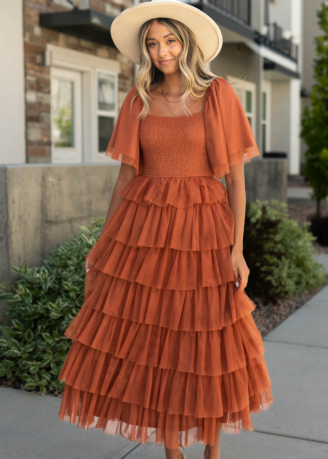 Rust dress
