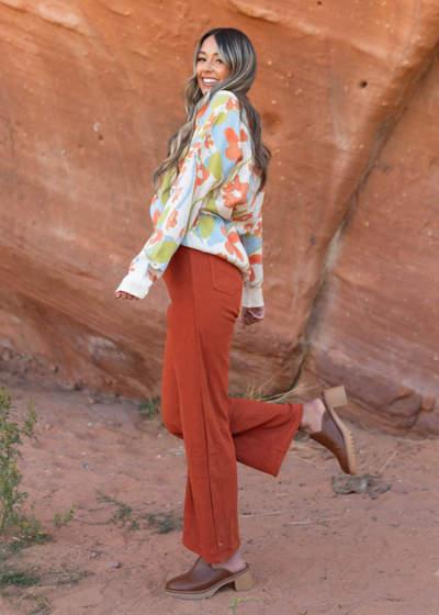 Thalia Multi Floral Sweater