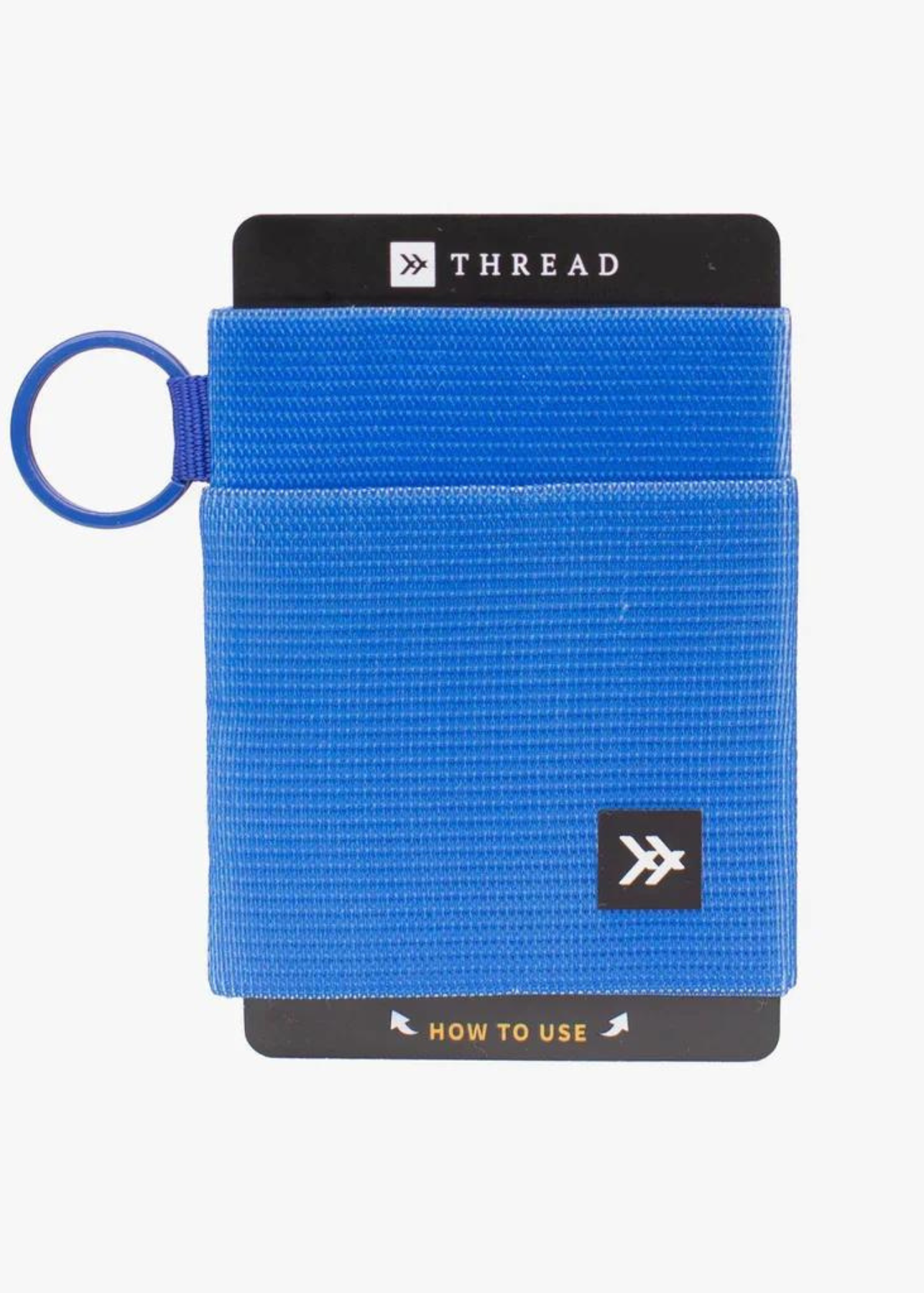 Thread Wallets Cobalt Elastic Wallet