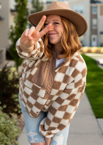 Vesta Taupe Jacket