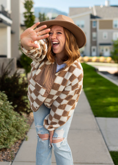 Vesta Taupe Jacket