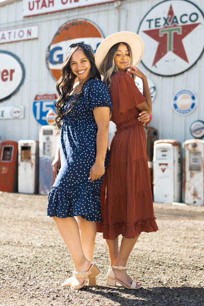 Tasha Brick Dress