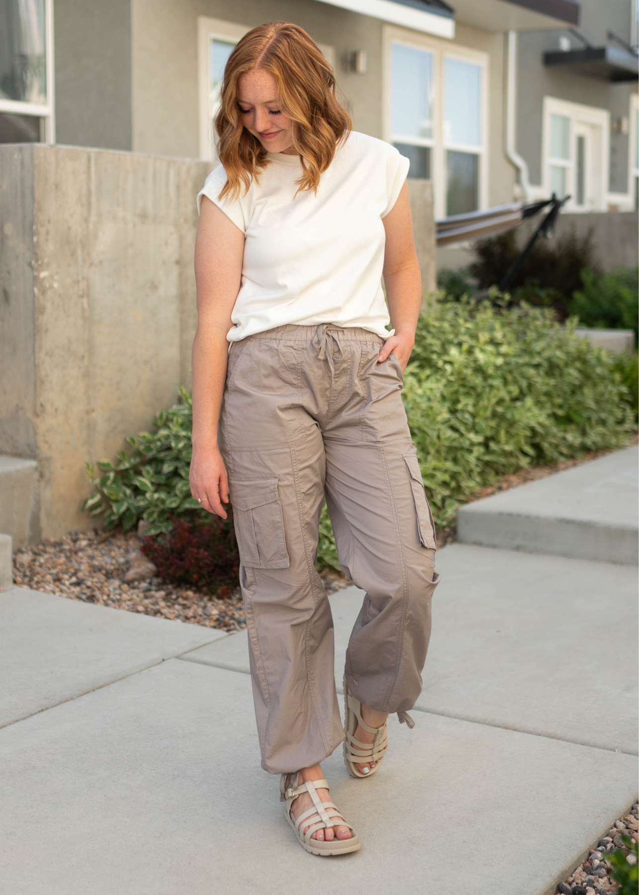 Birch pants with side pockets