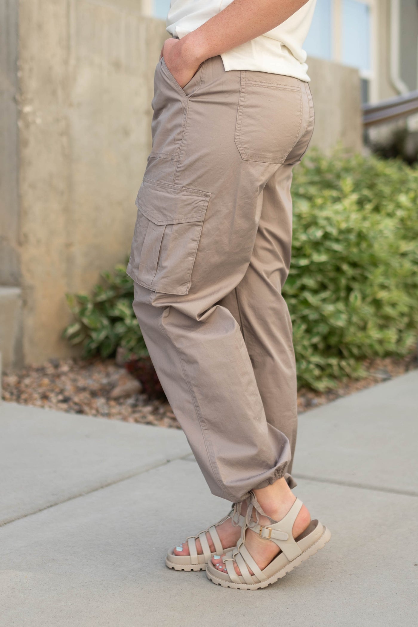 Side view of birch pants