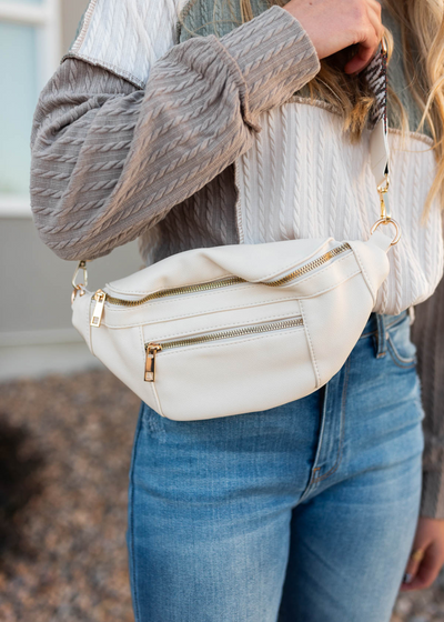 Ivory fanny pack