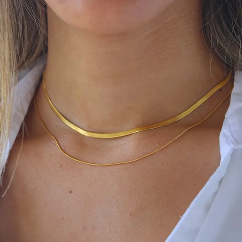 Carlie 18K Gold Plated Necklace