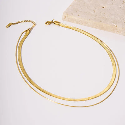 Carlie 18K Gold Plated Necklace