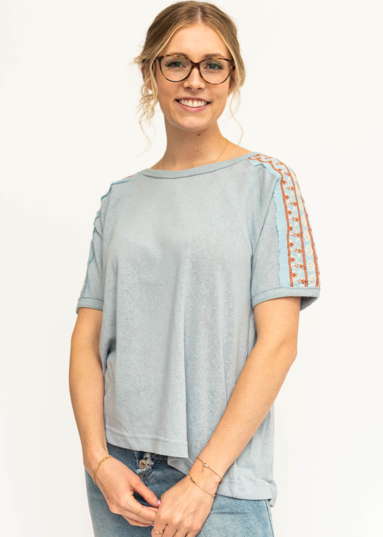 Chambray top