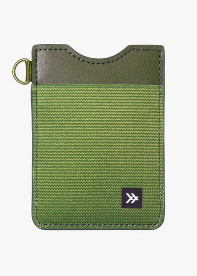 Thread Wallet Olive Vertical Wallet
