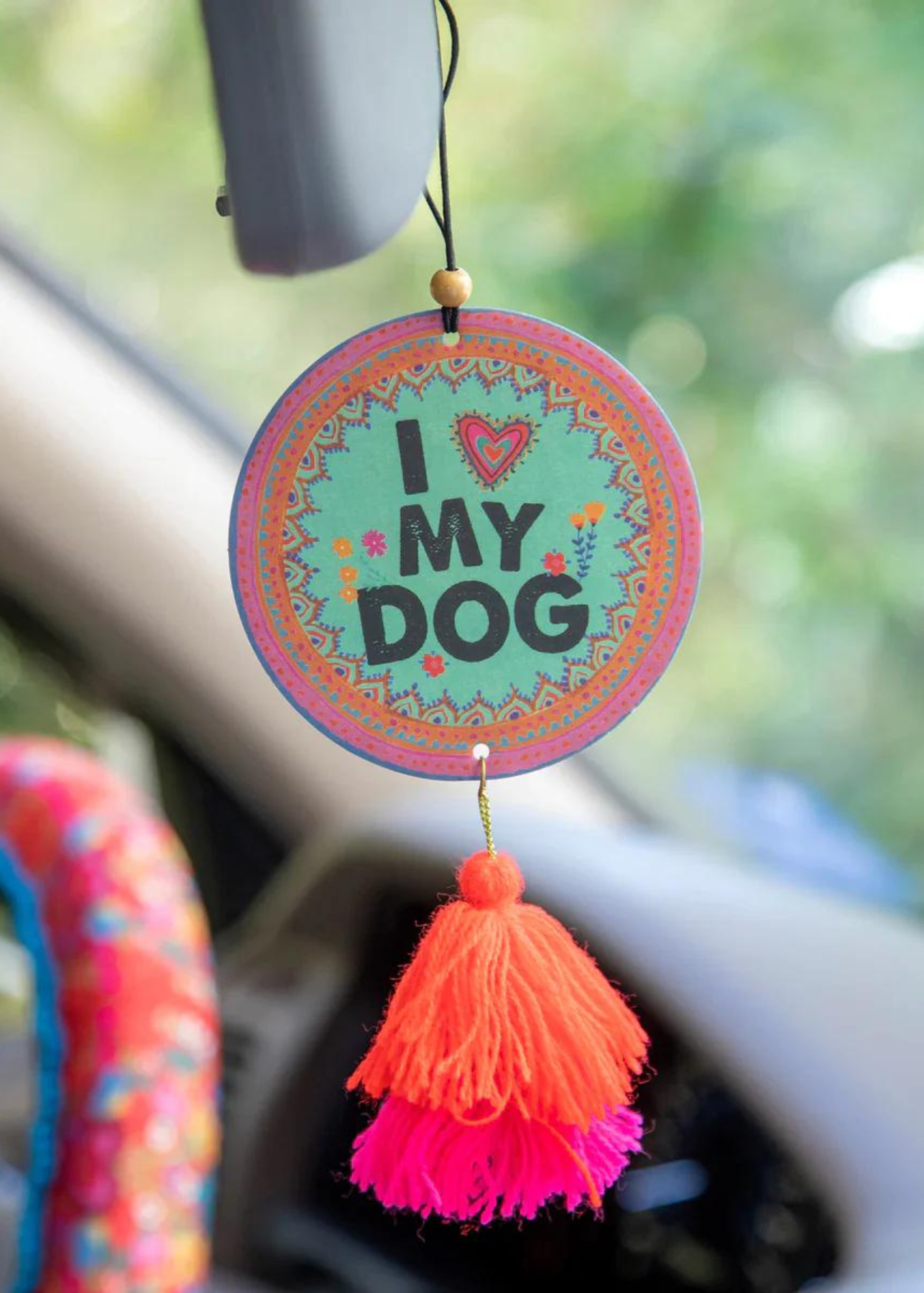 I Heart My Dog Car Air Freshener