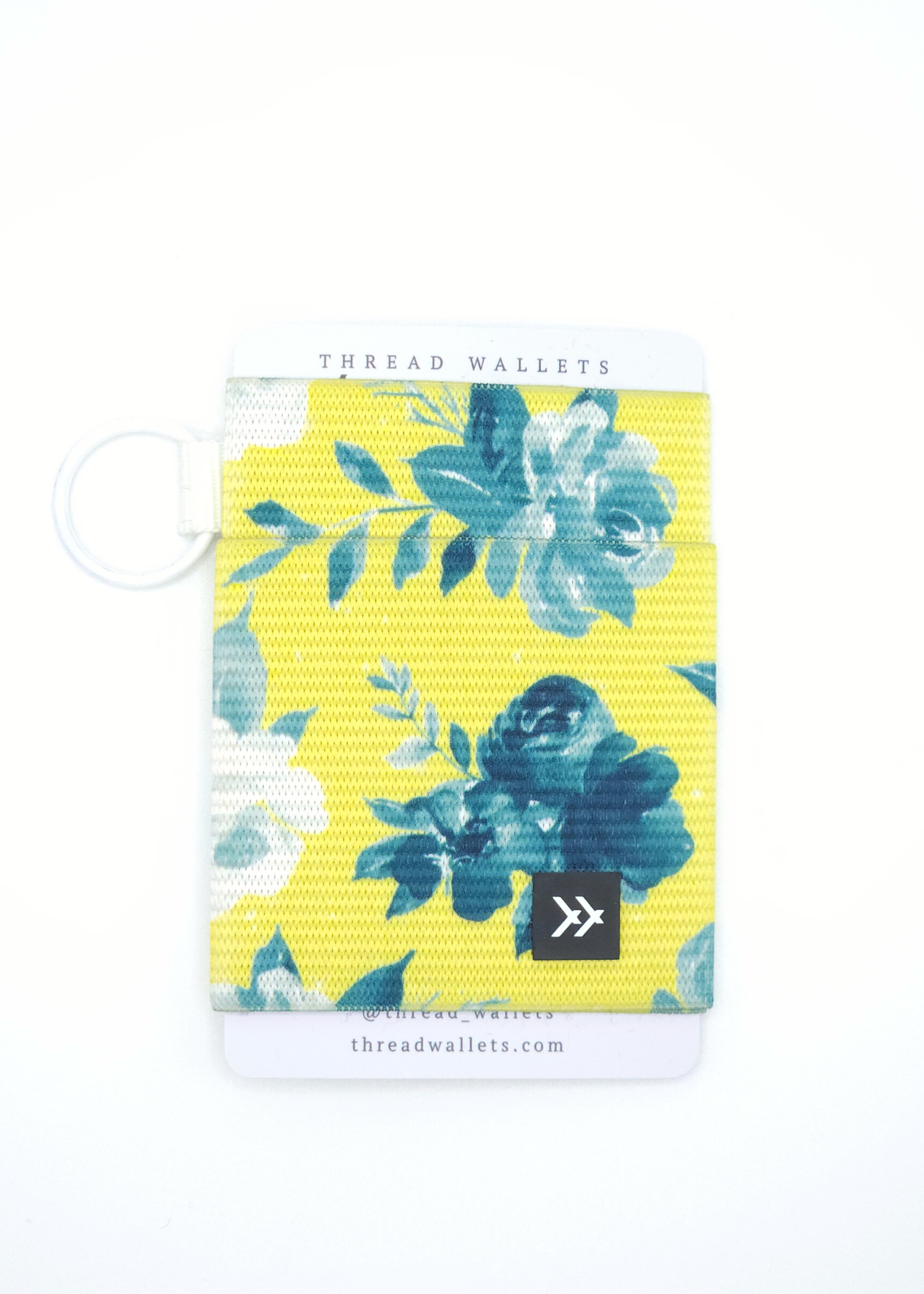 Thread Wallets Yellow Flower Elastic Wallet