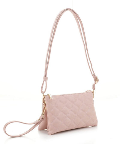 Adena Quilted Blush Purse