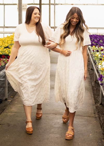 Charmaine Cream Dress