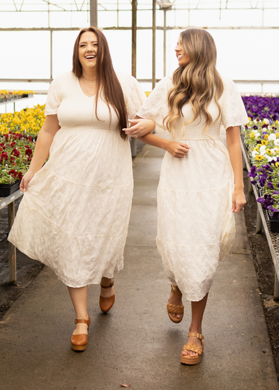 Charmaine Cream Dress