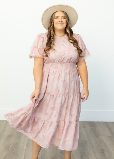 Joni Floral Mauve Dress Exclusive