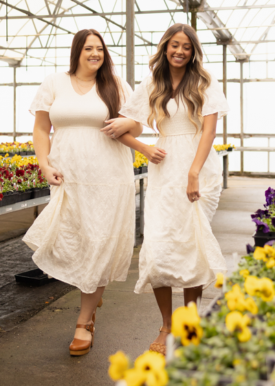Charmaine Cream Dress
