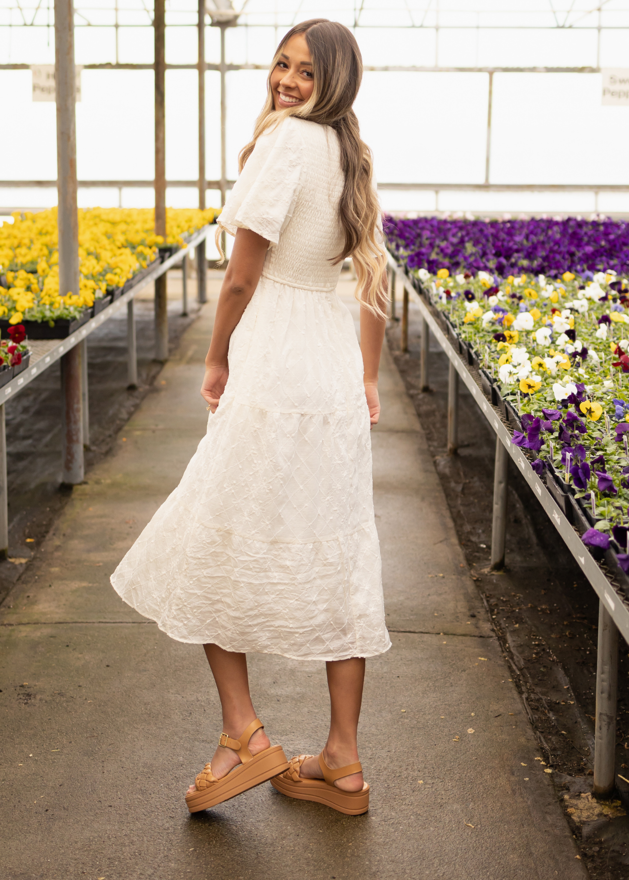 Cream dress