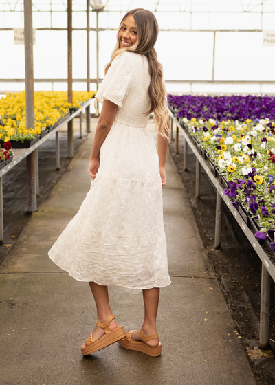 Cream dress
