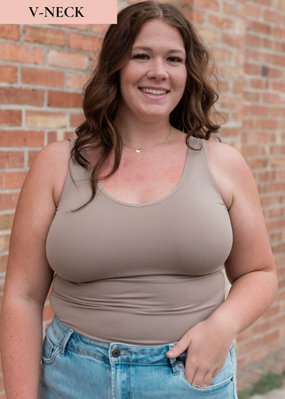 Alena Reversible Seamless Tank in Curvy